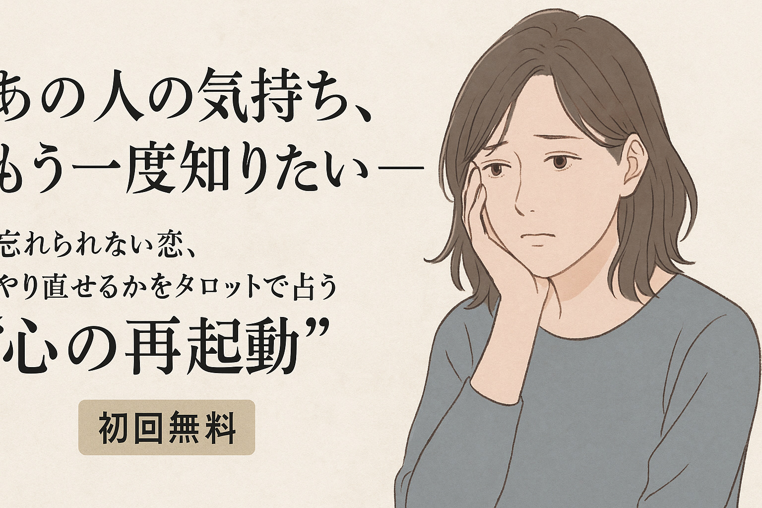 あの人の気持ち、もう一度知りたい──。